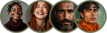 Professional portrait collage celebrating leadership hires